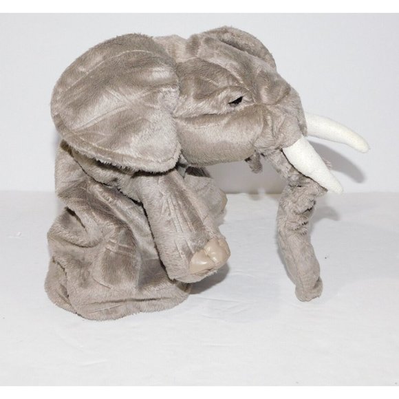 Folkmanis Gray Elephant Stage Puppet 14" Mouth, trunk and Front legs move NEW - Picture 6 of 7